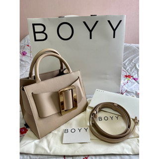 Boyy Bobby 23 Epsom Metallic Gold Buckle Ivory (like new) ส่งต่อจ้า