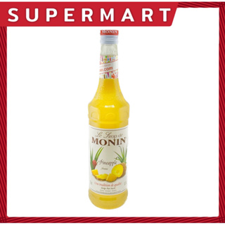 SUPERMART Monin Pineapple Syrup 700 ml. น้ำเชื่อมกลิ่นสัปปะรด ตราโมนิน 700 มล. #1108198