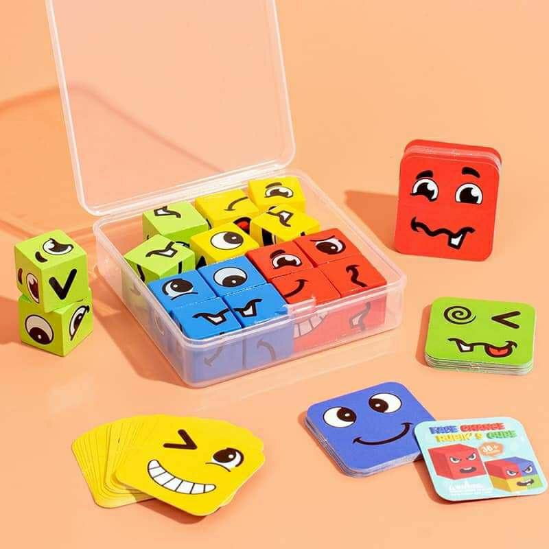 เกมลูกเต๋าเปลี่ยนอารมณ์-64-แบบ-face-change-rubiks-cube-เกมเสริมพัฒนาการ