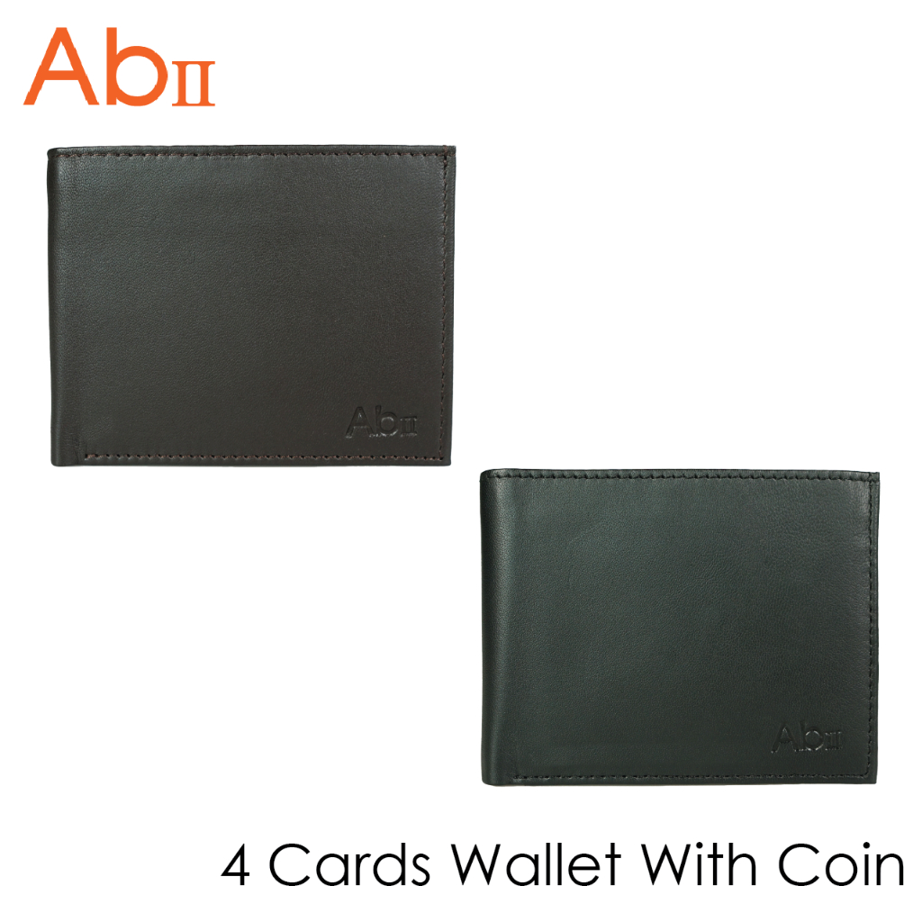 4-cards-wallet-with-coin-กระเป๋าสตางค์หนังแกะ-ยี่ห้อ-abii-a2bb00279-a2bb00299