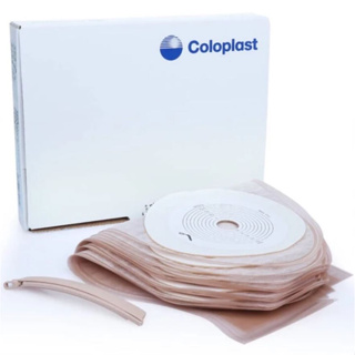 COLOPLAST รุ่น LC2000 ถุงเก็บอุจจาระหน้าท้อง แบบชิ้นเดียว ขนาด 15-60 มม. (Colostomy Bag) 1กล่อง 10ชิ้น