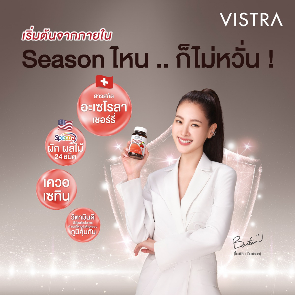 vistra-acerola-cherry-marine-collagen-coenzyme-q10-gluta-gotu-kola-zinc-วิสทร้า-ผิวใส-บำรุงผิว