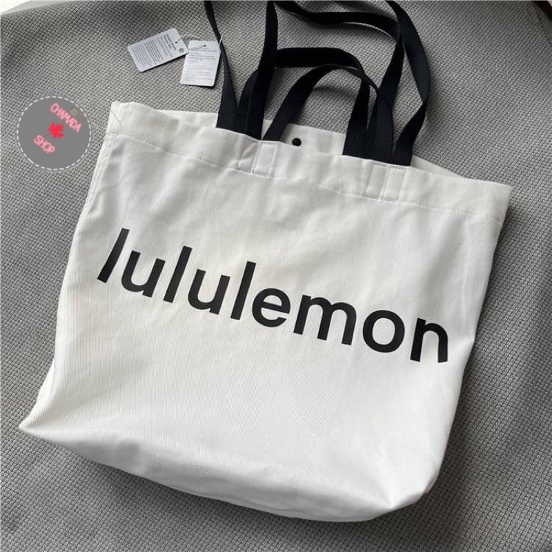 lululemon-double-handle-canvas-tote-bag-17l-แท้