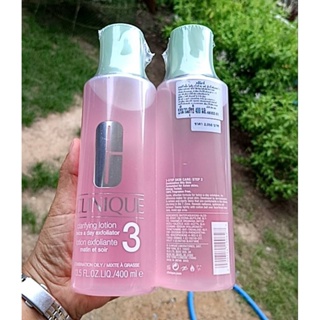 คลีนิกข์โลชั่นสูตร3 Clinique Clarifying Lotion 3 Twice A Day Exfoliator 400 ml (ผลิต 8/2565 ค่ะ)