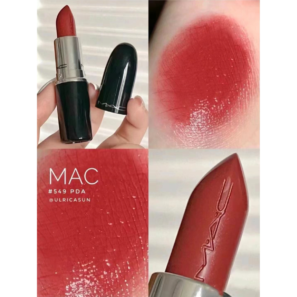 ลิปสติก M.A.C Lustreglass Sheer-Shine Lipstick #549 #540 ติดทน สีนุ่ม ...