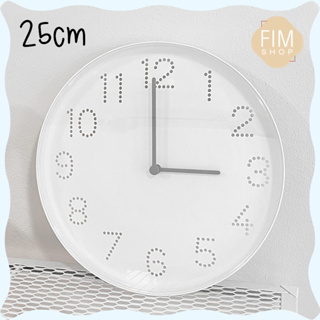 IKEAอิเกีย wall clock นาฬิกาอิเกีย นาฬิกาแขวนผนัง นาฬิกา ขนาด 26 ซม. สีขาว