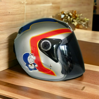 หมวกกันน็อคผู้ใหญ่ ลายลิขสิทธิ์แท้DORAEMON - Motorcycle Helmets DORAEMON,  legally licensed