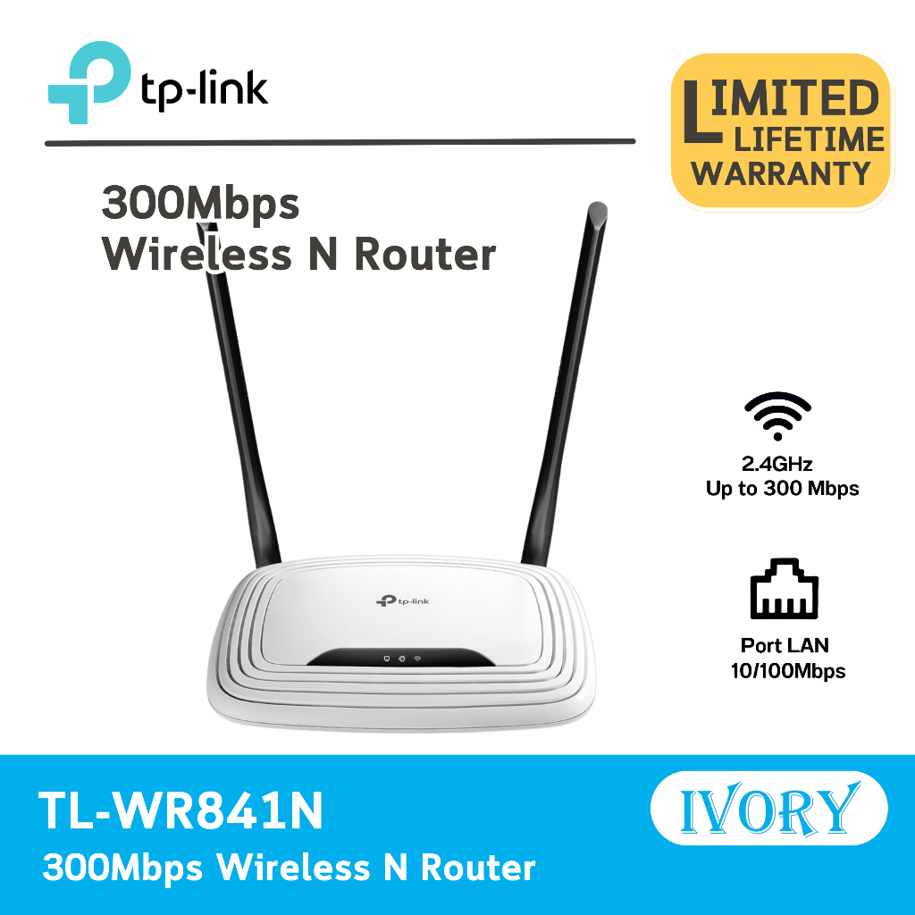 TP-Link 300Mbps Wireless N Router รุ่น TL-WR841N | Shopee Thailand