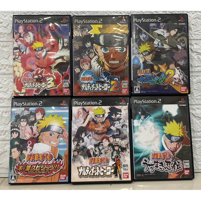 ราคาและรีวิวแผ่นแท้  รวมภาค Naruto (Japan) Ultimate Ninja Shippuuden Accel Konoha Spirits Neo Uzumaki Chronicles 1 2 3 4 5