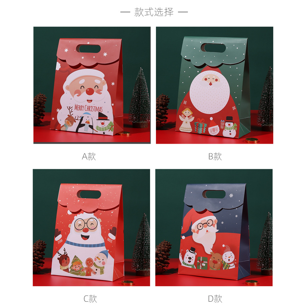 epa-ถุงของขวัญพิมพ์ลายซานตาครอส-ใส่ของขวัญคริสต์มาส-ปีใหม่