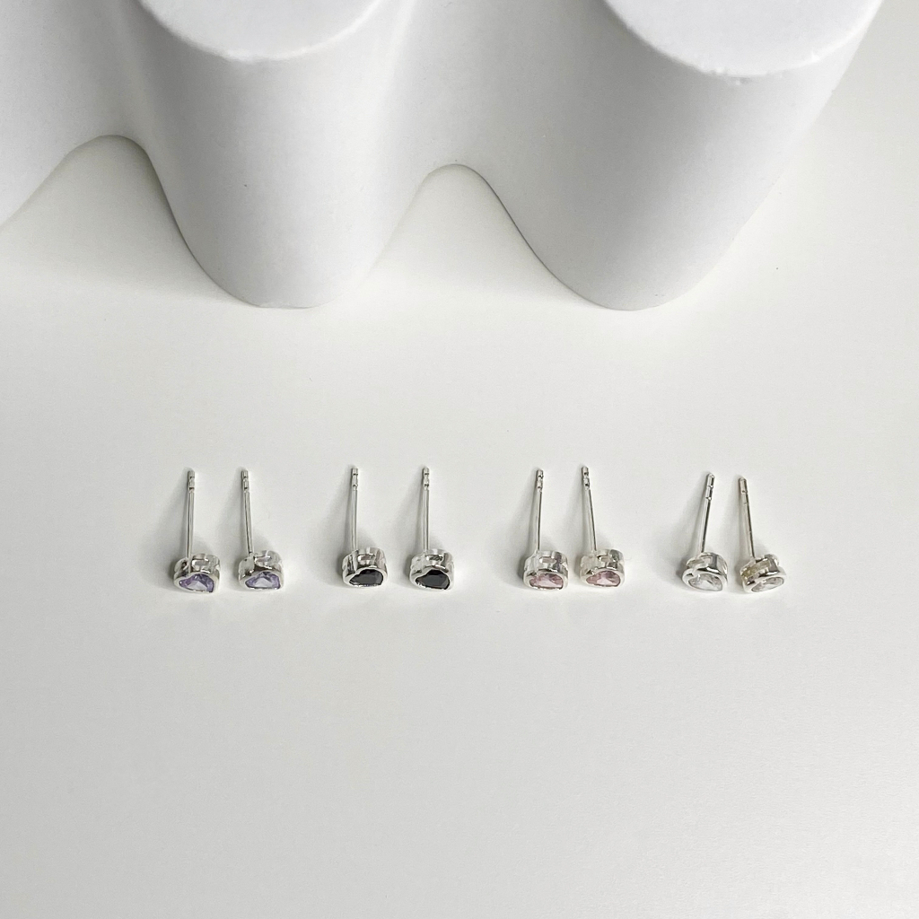 กรอกโค้ด-clmlh-ลด-45-heart-cz-silver925-earring-size-4-mm-ต่างหูหัวใจเงินแท้925-พลอยczเกรดอย่างดี
