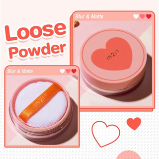 IN2IT Blur &amp; Matte Loose Powder BLP01 แป้งฝุ่นโปร่งแสง แป้งฝุ่น