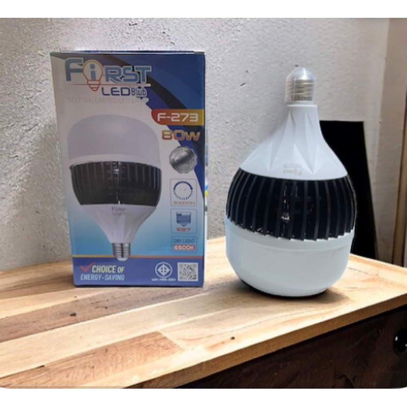 หลอดไฟ First LED Blub 80 W F-273 ขั้ว E27 | Shopee Thailand