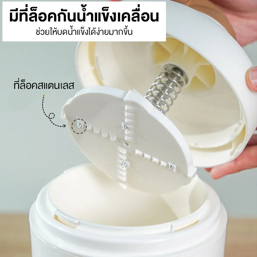 รุ่นใหม่สุด2023-diy-เครื่องทำสมูทตี้ด้วยมือ-เครื่องบดน้ำแข็ง-สมูทตี้-น้ำแข็งไส