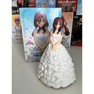 พร้อมส่ง - (ตัวที่ 3/4) แท้จากญี่ปุ่น ฟิกเกอร์มือ 2 เจ้าสาวผมเป็นแฝดห้า The Quintessential Bride - Miku Wedding ver.