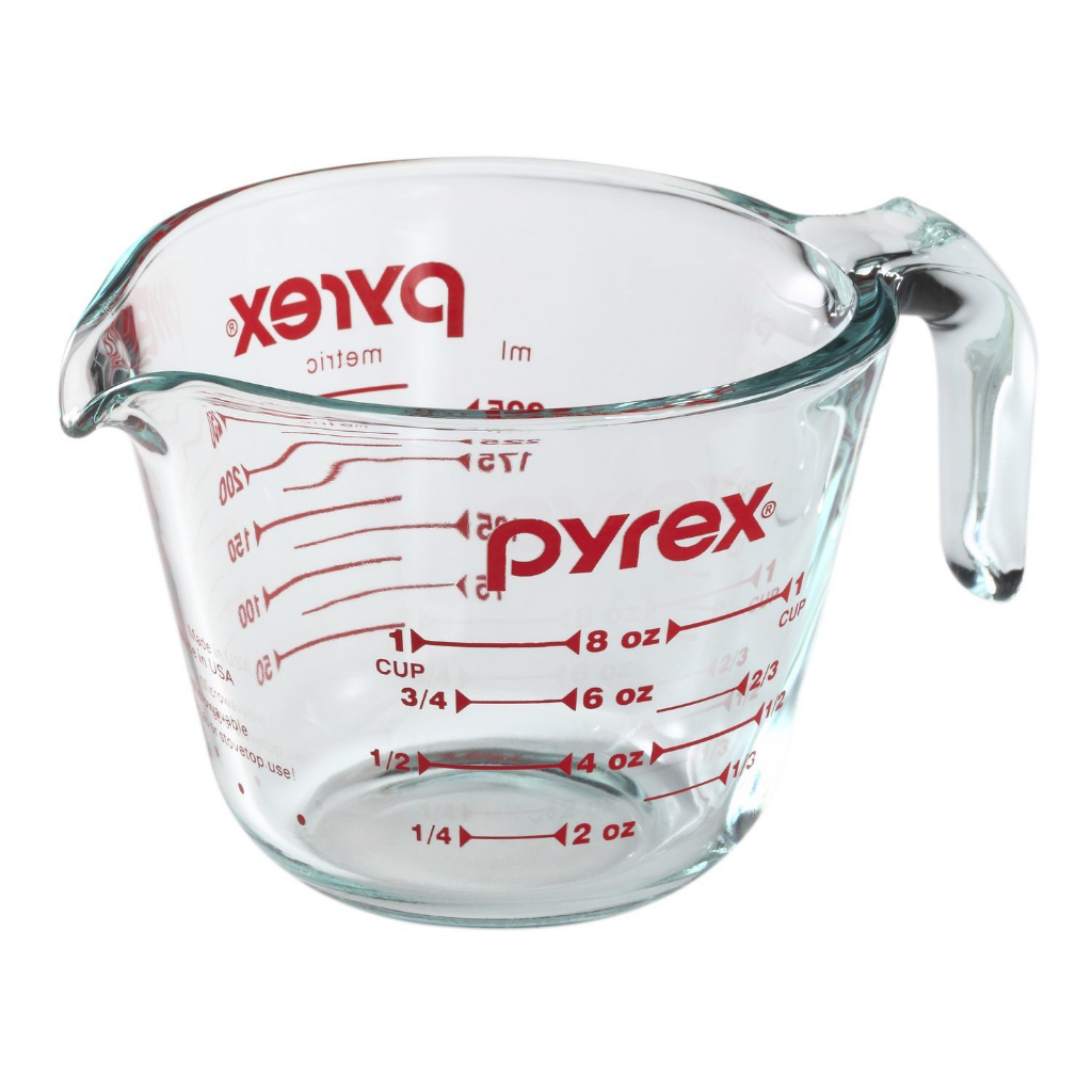 pyrex-usa-ความจุ-250ml-1-ถ้วย-8-ออนซ์-ถ้วยตวงแก้ว-มาตรฐานสูง-ทนความร้อน