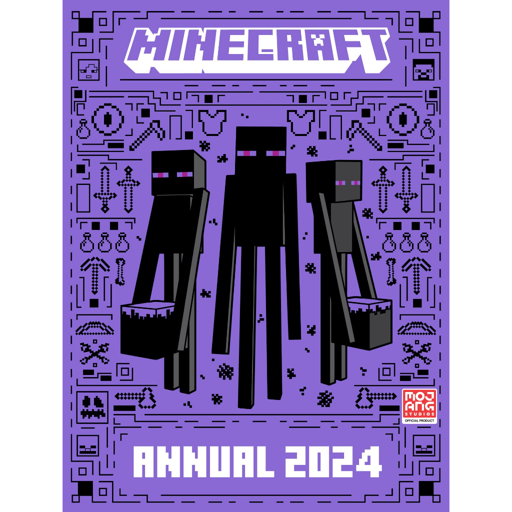 Minecraft Annual 2024 หนังสือเด็ก มายคราฟ ภาษาอังกฤษ ปกแข็ง #37135 ...