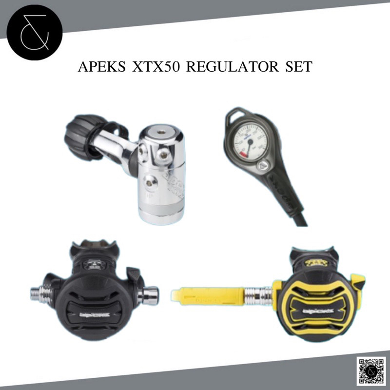 apeks-xtx50-regulator-set-เซ็ท-regulator-สำหรับดำน้ำลึก-full-set
