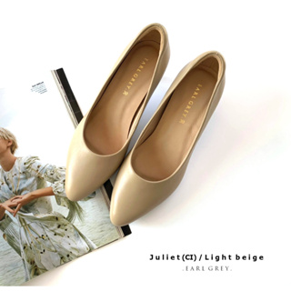 EARL GREY รองเท้าหนังแกะ รุ่น Juliet (CI) in Light beige