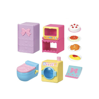 พ็อกเก็ต เมลจัง POCKET MELL CHAN® Doll House Furniture Set ชุดเฟอร์นิเจอร์ (ลิขสิทธิ์แท้ พร้อมส่ง) ポケットメルちゃん きほんの家具セット บ้านตุ๊กตา ตุ๊กตาจิ๋ว ผมเปลี่ยนสีได้ ของเล่นญี่ปุ่น Mini Mel-chan Mellchan