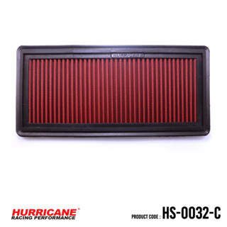 HURRICANE กรองอากาศสแตนเลส , ผ้าแดง ( Alfa , Fiat , Lancia , Opel, Vauxhall ) HS-0032