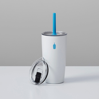 The MiiR x Blue Bottle Coffee แก้วกาแฟเก็บอุณหภูมิ  Blue Bottle Coffee 16oz Commuter Cup with Straw