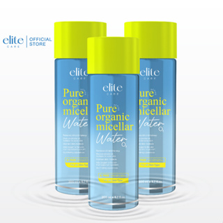 Elite care คลีนซิ่ง อีลิท แคร์ ไมเซล่า วอเตอร์ micellar cleansing water [แพ็คคู่สุดคุ้ม 3 ขวด] 200ml