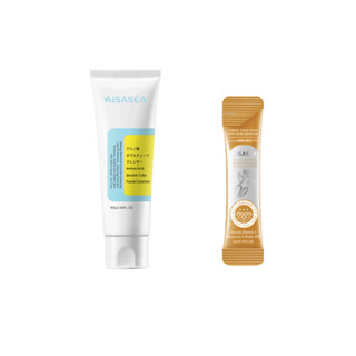 โปรโมชั่น : 2in1AISASEA Amino acid Clean dual -tube facial cleanser ท่อคู่ โฟมล้างหน้า ดีพ คลีน แอคเน่ โฟมมิ่ง คลีนเซอร์ 80g