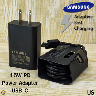 ที่ชาร์จ Samsung 15W Usb-C to Type-C การชาร์จด่วนแบบพิเศษ สำหรับ ซัมซุง หัวชาร์จ(US) สายชาร์จ 1-2 เมตร