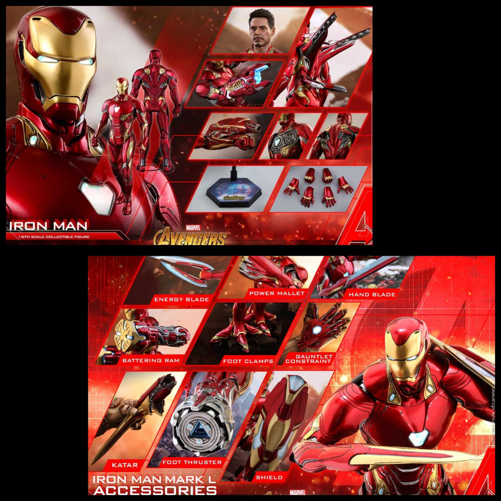 Hot Toys 1/6 12 MMS473D23 Iron Man Mark L Figure