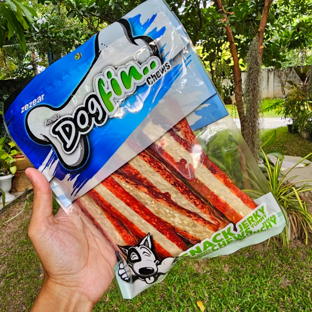 Dogfin (ด็อกฟิน) ครั้นชี่เบคอน ขนมสำหรับน้องหมาทุกสายพันธุ์ | Shopee ...