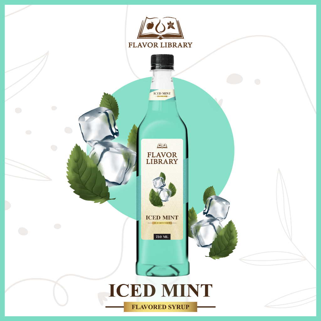 [ New products ] Iced Mint Syrup by Flavor Library ไซรัปไอซ์มิ้นต์