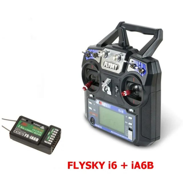 Flysky FS-iA6B Ricevitore 2.4G 6CH Con Doppia Antenna - Compatibile Con Trasmettitori Flysky I6, I10, GT2E, GT2G - AFHDS2A