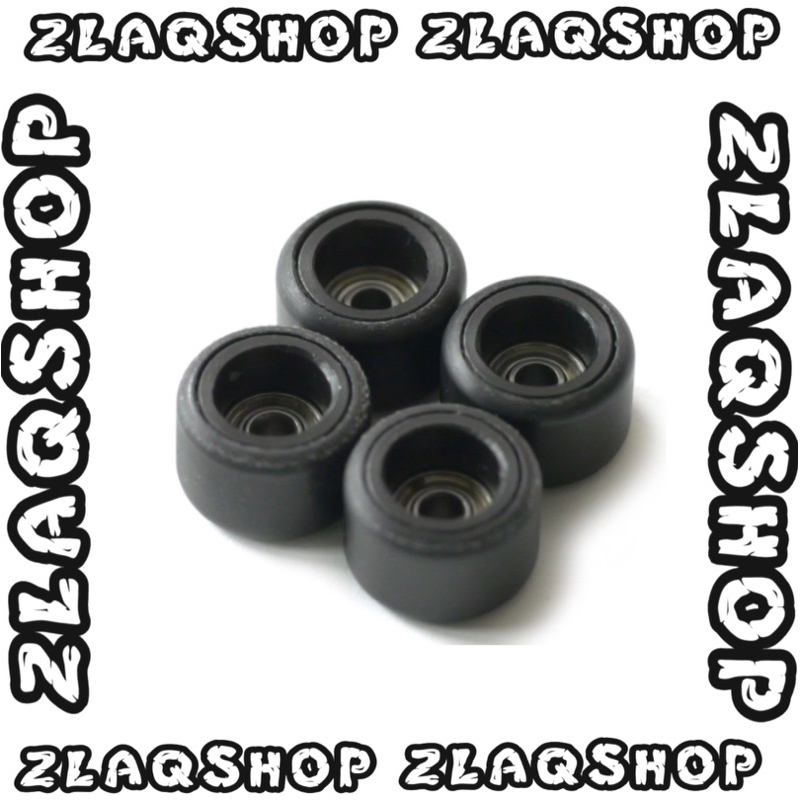 Flatface Dual Durometer Wheels Black/Black Shopee Thailand