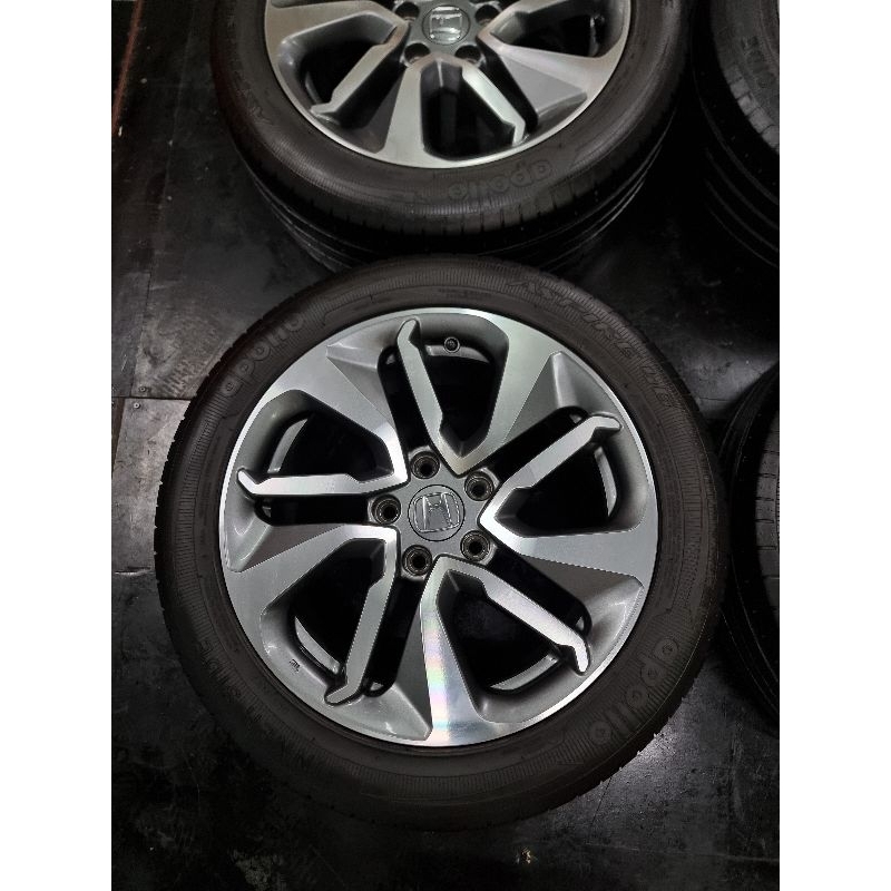 แม็ก-honda-accord-g10-ขอบ-17-5-114-ใส่-honda-accord-civic-crv-hrv-brv-ได้เลยพร้อมยางสภาพสวยใช้ยาวๆ