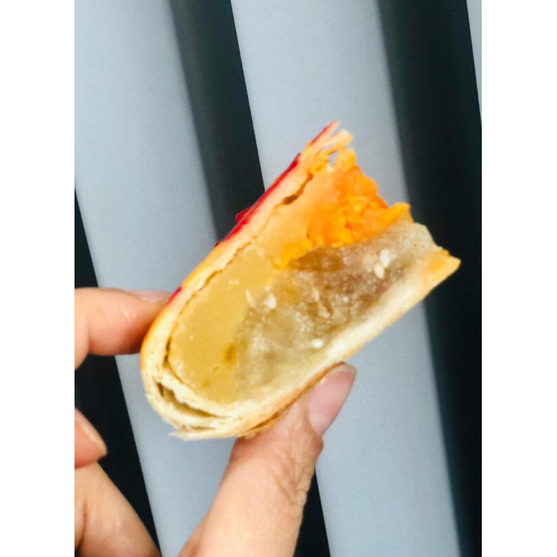ขนมเปี๊ยะจีน-ไส้ถ้่วฟักไข่เค็ม-แป้งนุ่มอร่อย