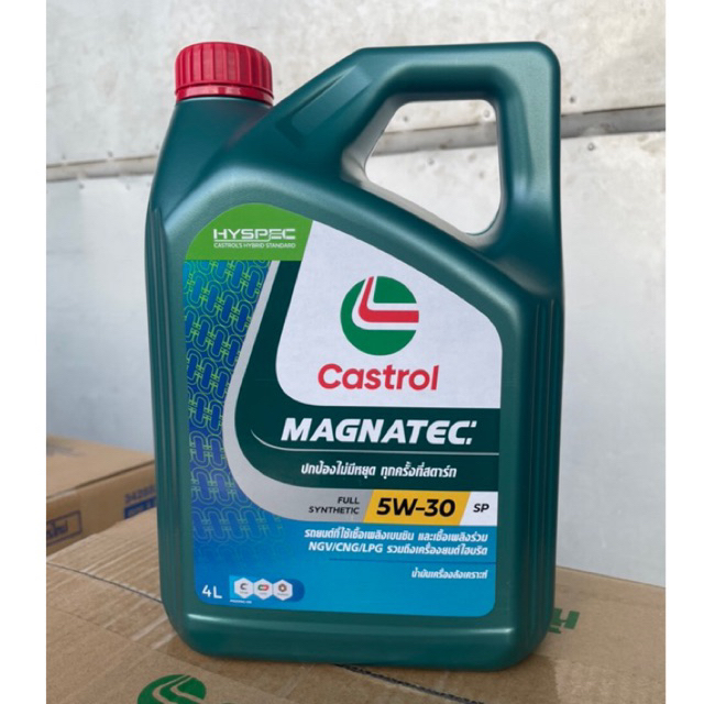 น้ำมันเครื่อง castrol 5w30 4L สังเคราะห์แท้ 100% สำหรับรถยนต์เบนซินและ ...