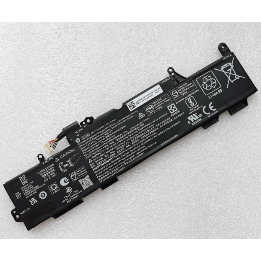 Batteria Originale HP EliteBook 830 G5 50Wh - Ricambio Compatibile, 11.55V, 4113mAh, Celle Litio, Nero - Foto 10