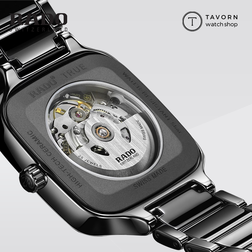 นาฬิกา RADO True Square Automatic Open Heart Diamonds รุ่น R27086712 ...