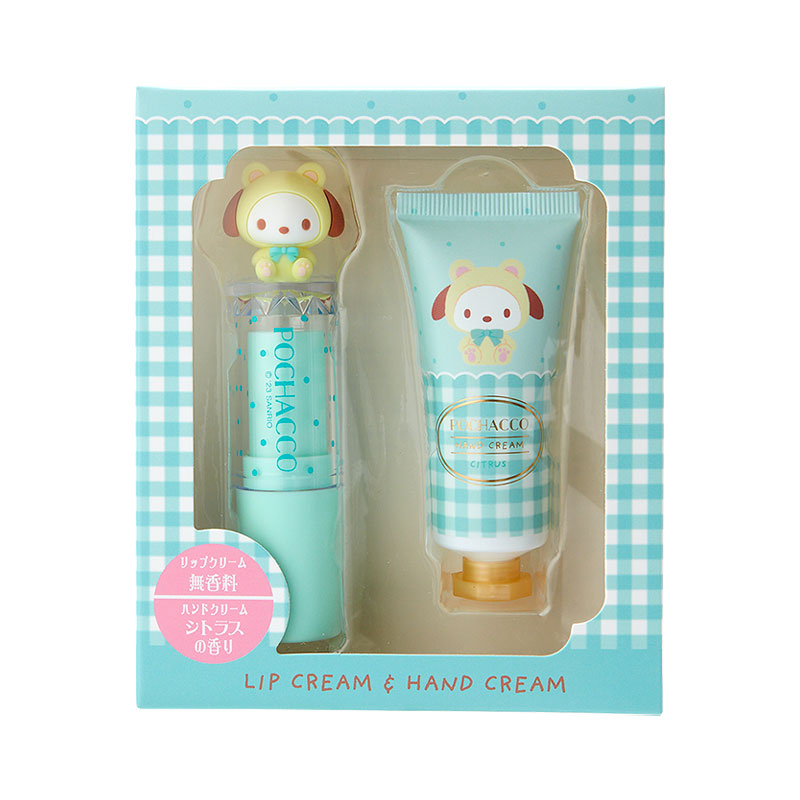 [Direct from Japan] Sanrio Pochacco Lip Balm & Hand Cream set BEAR