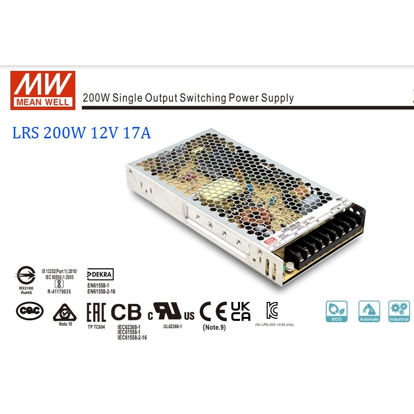 meanwell-lrs-200-24-switching-power-supply-กำลังขนาด-200-วัตต์-24-โวลท์-12-โวลท์