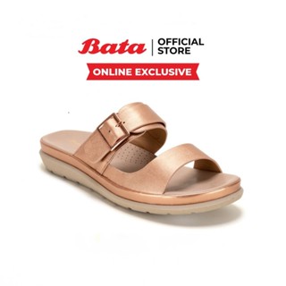 (Online Exclusive) Bata บาจา Comfit รองเท้าเพื่อสุขภาพแบบสวม พร้อมเทคโนโลยีคุชชั่น รองรับน้ำหนักเท้า สำหรับผู้หญิง รุ่น CLAUDIA สีชมพู 5805050 สีดำ 5806050