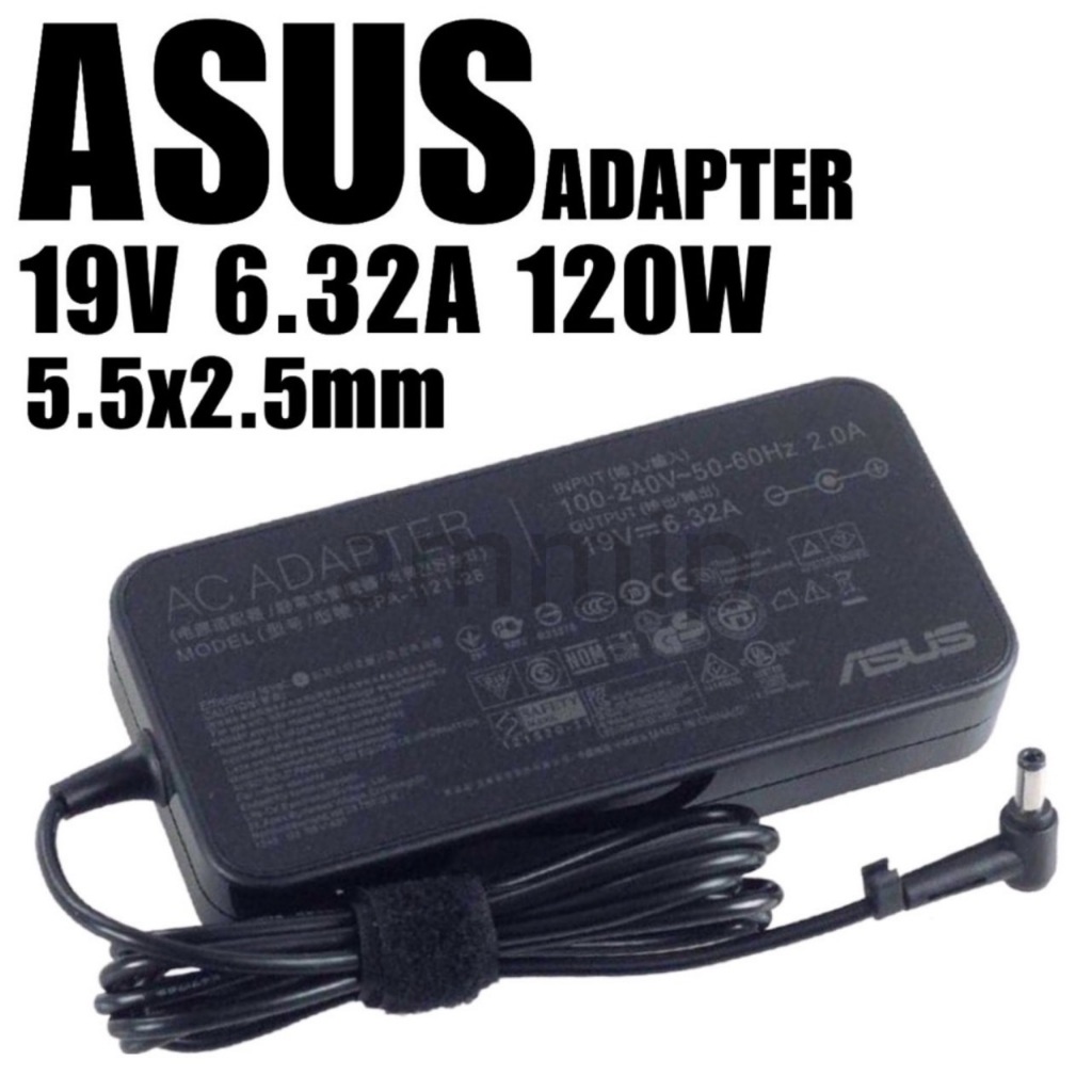 Asus Adapter 120w A550j A550v A550vx K550j K55v N550j Rog Gl552 Gl552j Gl552v Gl552vx 120w 5 5