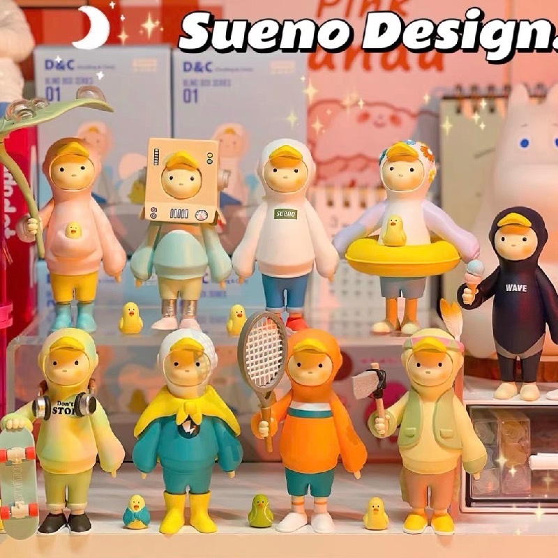 กล่องสุ่ม SUENO toy city play flower show มี 9 เเบบให้สุ่ม MLO122