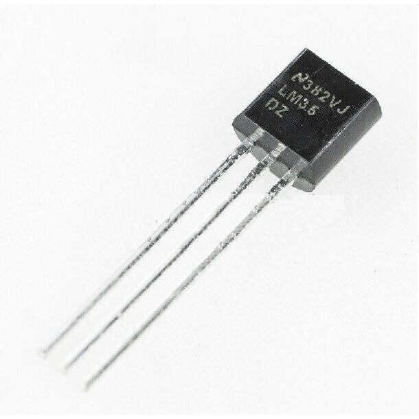 EMagTech LM35DZ Temperatursensor - 10 Stück TO-92 Für Elektronik Projekte