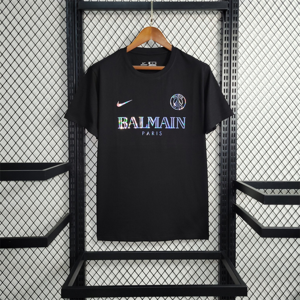 PSG PARIS X BALMAlN BLACK SPECIAL KIT 2324 FOOTBALL SHIRT SOCCER JERSEY ...