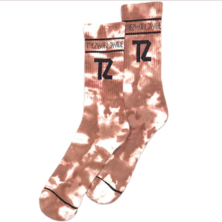 TZ TIE DYE SOCKS -ORANGE