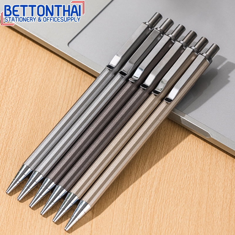 deli-6490-mechanical-pencil-ดินสอกดด้ามเหล็ก-2b-ขนาด-0-5mm-คละสี-1-แท่ง-ผลิตจากวัสดุคุณภาพดี-ดินสอ-ดินสอกด