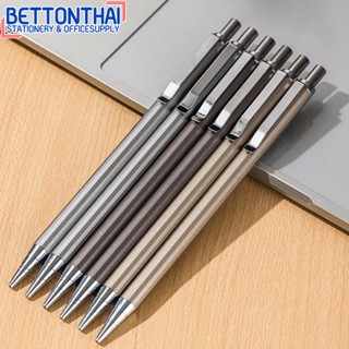 Deli 6490 Mechanical Pencil ดินสอกดด้ามเหล็ก 2B ขนาด 0.5mm (คละสี 1 แท่ง) ผลิตจากวัสดุคุณภาพดี ดินสอ ดินสอกด