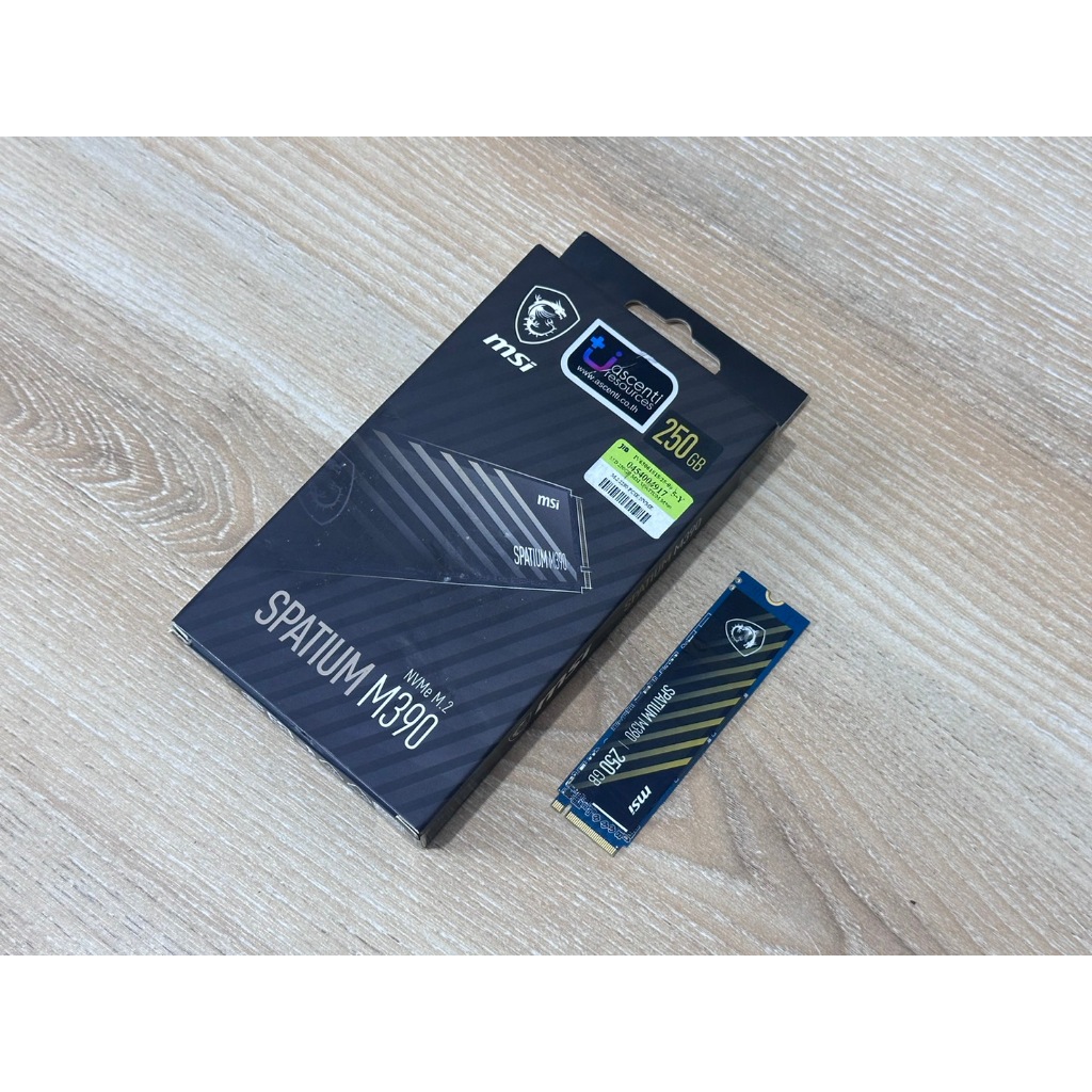 SSD (solid state drive) MSI Spatium M390 250GB (SSD M.2 NVME gen3) ของ ...